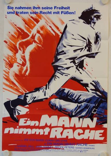 Framed original release german movie poster